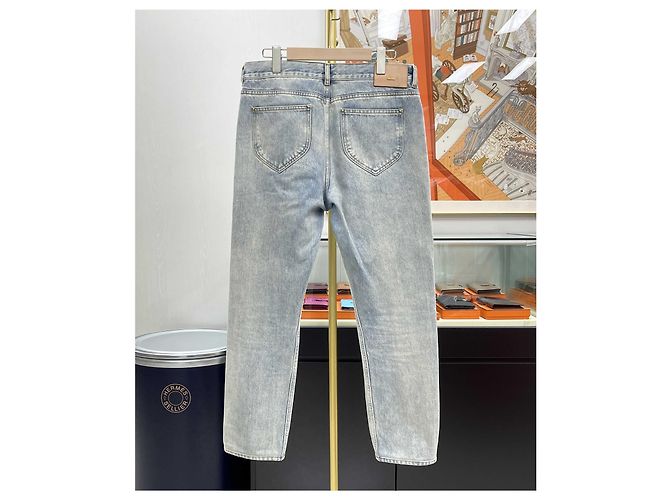 Louis Vuitton Wasched Denim Jeans Hellblau - Ansicht 5