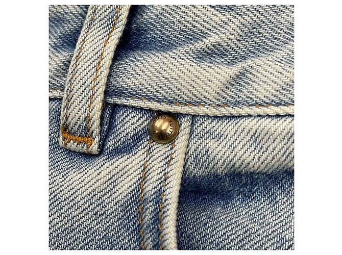 Louis Vuitton Wasched Denim Jeans Hellblau - Ansicht 9
