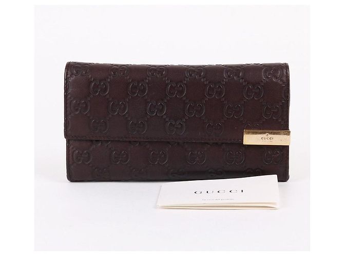 Gucci Cartera larga GG Ciama marrón oscuro para mujer Castaño - vista 10