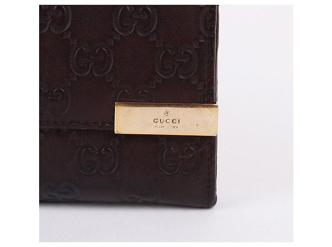 Gucci Cartera larga GG Ciama marrón oscuro para mujer Castaño - vista 2