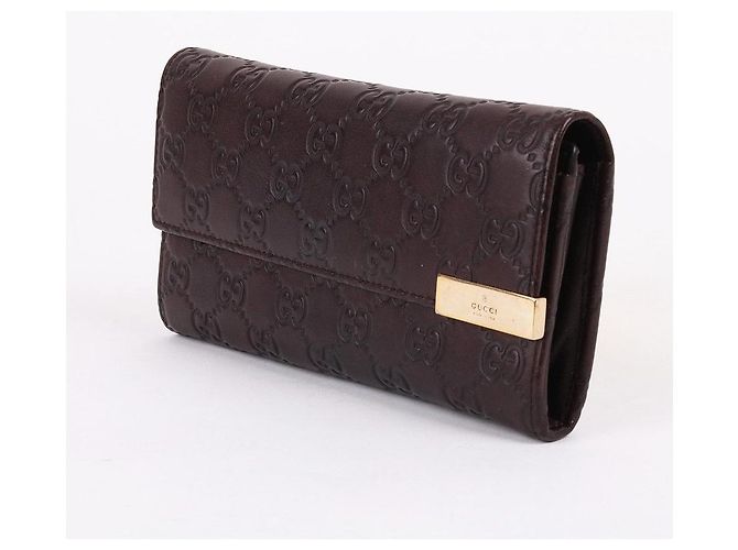 Gucci Cartera larga GG Ciama marrón oscuro para mujer Castaño - vista 3