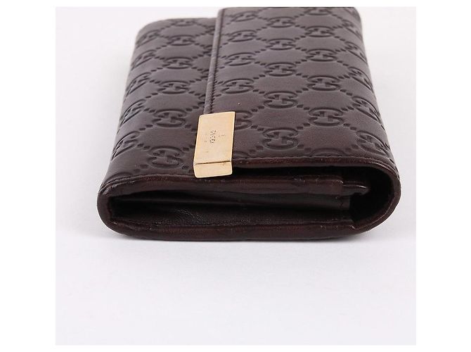 Gucci Cartera larga GG Ciama marrón oscuro para mujer Castaño - vista 4