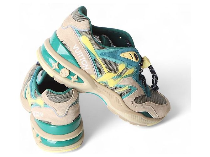 Louis Vuitton Sneakers LV Trail Suede Virgil Abloh Multicolore - vista 4