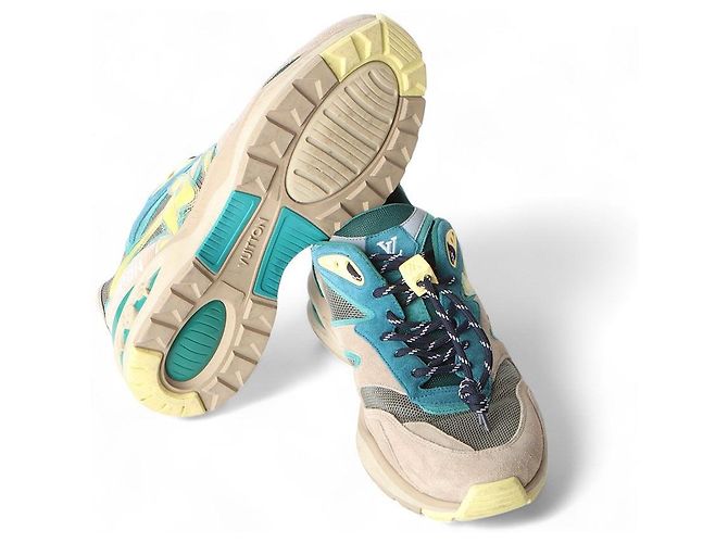Louis Vuitton Sneakers LV Trail Suede Virgil Abloh Multicolore - vista 5