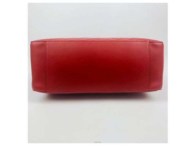 Gucci Borsa a Spalla Marmont Matelassé Rosso - vista 4