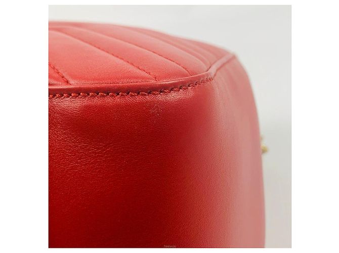 Gucci Borsa a Spalla Marmont Matelassé Rosso - vista 6