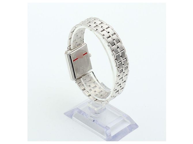Piaget Relógio Vintage Feminino de Ouro Protocol Large White Gold Simple Lined Diamond Manual Branco - vista 5