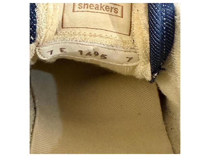 Fendi Denim-Sneaker Mehrfarben - Ansicht 6