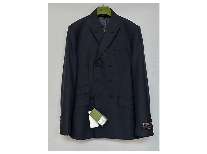 Gucci Suit Wool Formal Brown - view 2