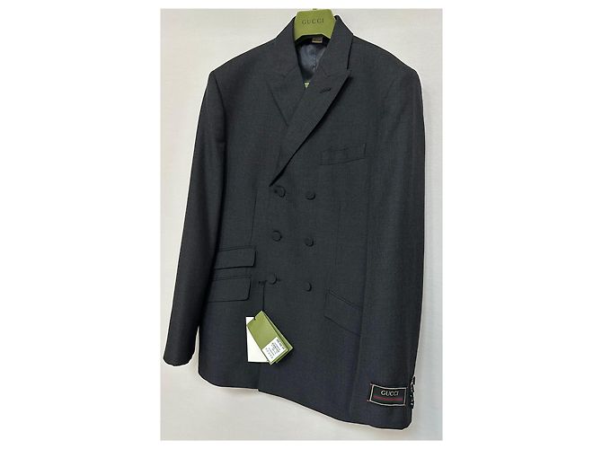 Gucci Suit Wool Formal Brown - view 4