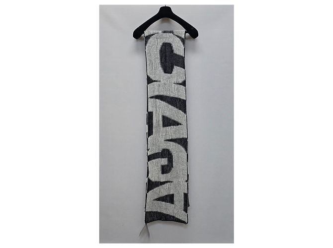 Balenciaga Sciarpa in lana con logo stampato Multicolore - vista 5