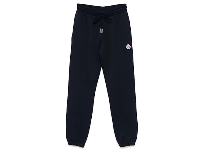 Moncler Pantalones de chándal de algodón con logo Negro - vista 7