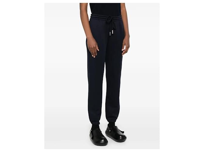 Moncler Pantalones de chándal de algodón con logo Negro - vista 9