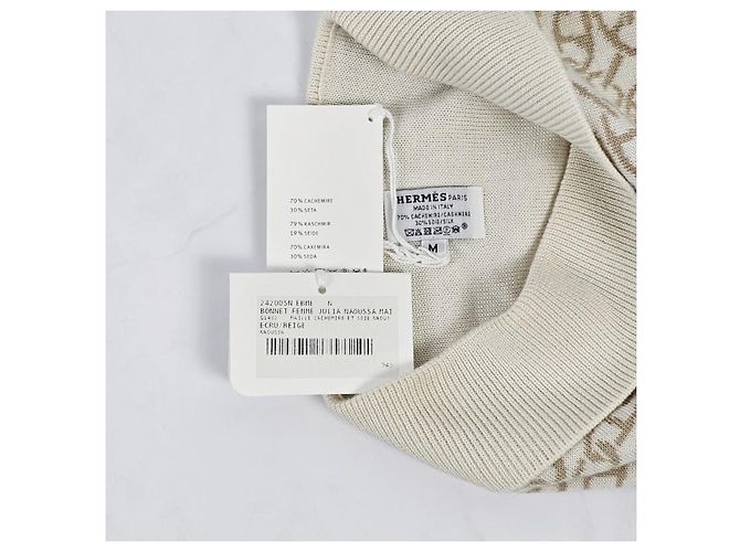 Hermès Strickmütze für Damen Julia Naoussa EBME Mehrfarben - Ansicht 8