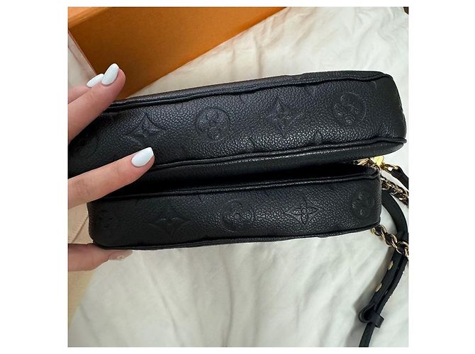 Louis Vuitton Anprint Multi Pouch Accessories Borsa a tracolla Nero - vista 10