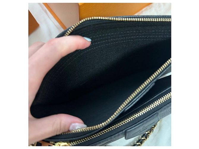 Louis Vuitton Anprint Multi Pouch Accessories Borsa a tracolla Nero - vista 6