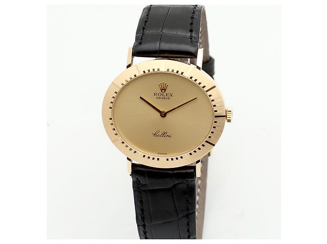 Rolex Orologio Cellini Selene Coin Gold Unisex con Certificato Nero - vista 10