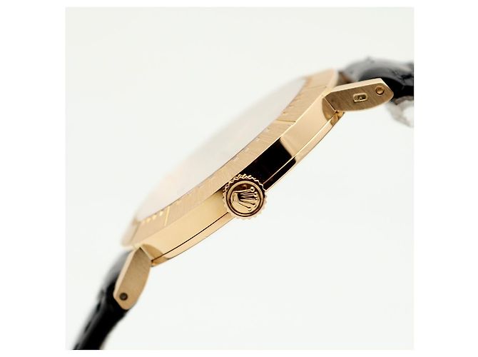 Rolex Orologio Cellini Selene Coin Gold Unisex con Certificato Nero - vista 11