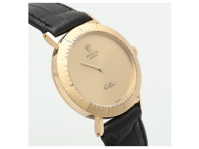 Rolex Orologio Cellini Selene Coin Gold Unisex con Certificato Nero - vista 13