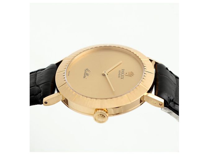 Rolex Orologio Cellini Selene Coin Gold Unisex con Certificato Nero - vista 14