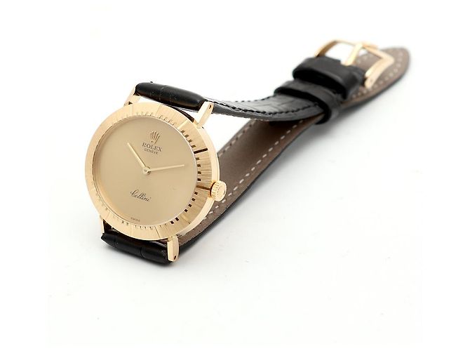 Rolex Orologio Cellini Selene Coin Gold Unisex con Certificato Nero - vista 17