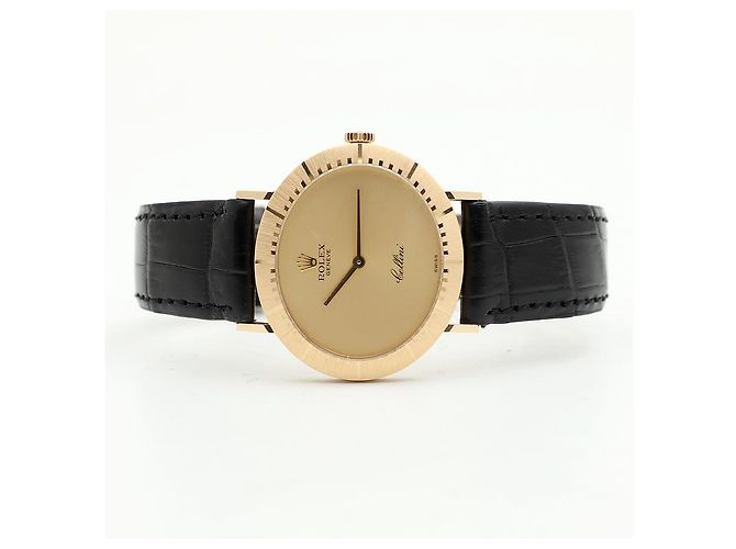 Rolex Orologio Cellini Selene Coin Gold Unisex con Certificato Nero - vista 20