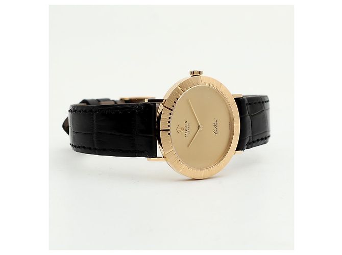 Rolex Orologio Cellini Selene Coin Gold Unisex con Certificato Nero - vista 21