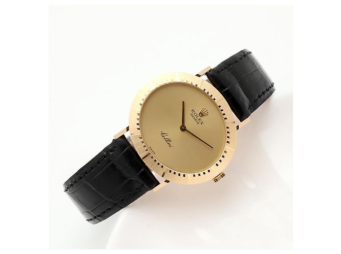 Rolex Orologio Cellini Selene Coin Gold Unisex con Certificato Nero - vista 23