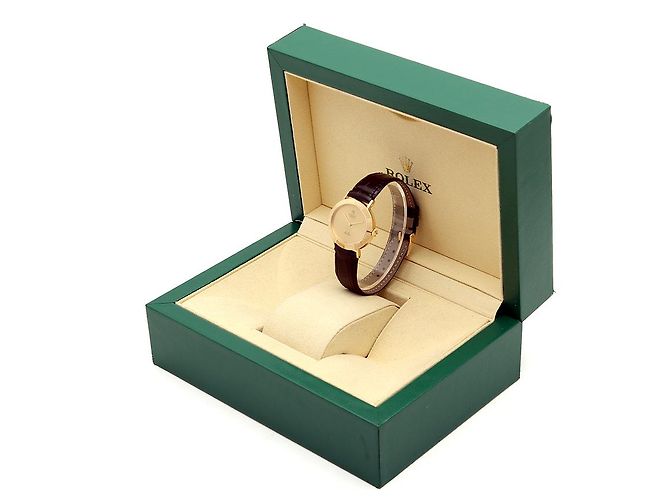 Rolex Orologio Cellini Selene Coin Gold Unisex con Certificato Nero - vista 28