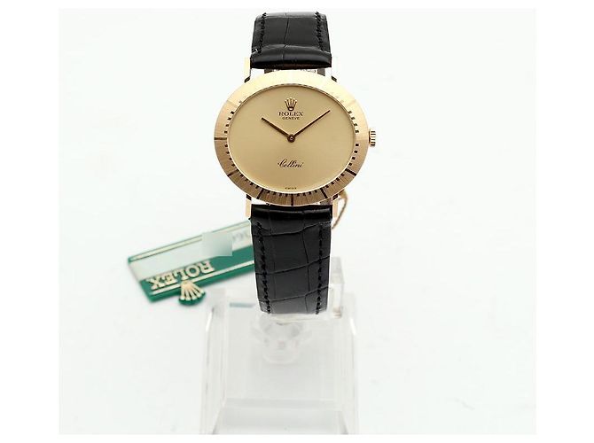 Rolex Orologio Cellini Selene Coin Gold Unisex con Certificato Nero - vista 4