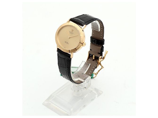 Rolex Orologio Cellini Selene Coin Gold Unisex con Certificato Nero - vista 5