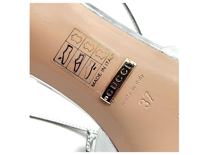 Gucci Sandali argentati Argento - vista 7