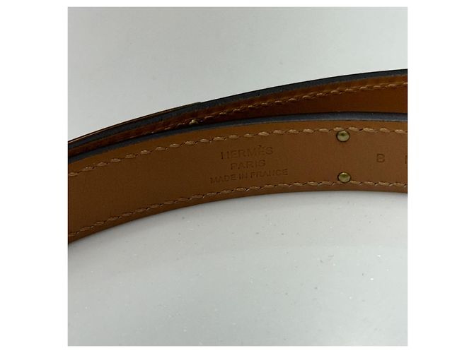 Hermès Kelly Gürtel Etoupe Rose Gold Pink - Ansicht 10