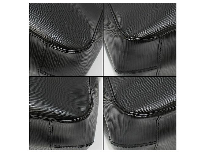 Louis Vuitton Borsa Tote Epi Pallas PM nera Nero - vista 10