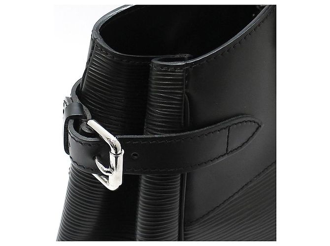 Louis Vuitton Borsa Tote Epi Pallas PM nera Nero - vista 8