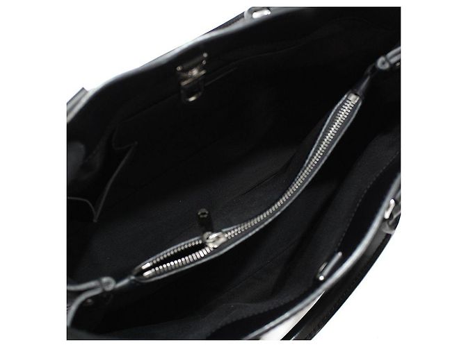 Louis Vuitton Borsa Tote Epi Pallas PM nera Nero - vista 9