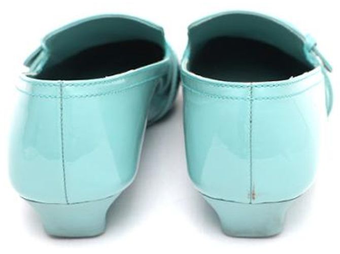 Salvatore Ferragamo Décolleté e mocassini BONNIE Mint Patent Ferragamo Verde - vista 10