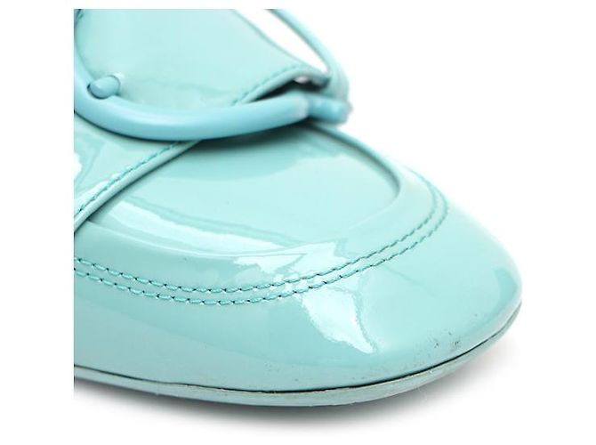 Salvatore Ferragamo Décolleté e mocassini BONNIE Mint Patent Ferragamo Verde - vista 12