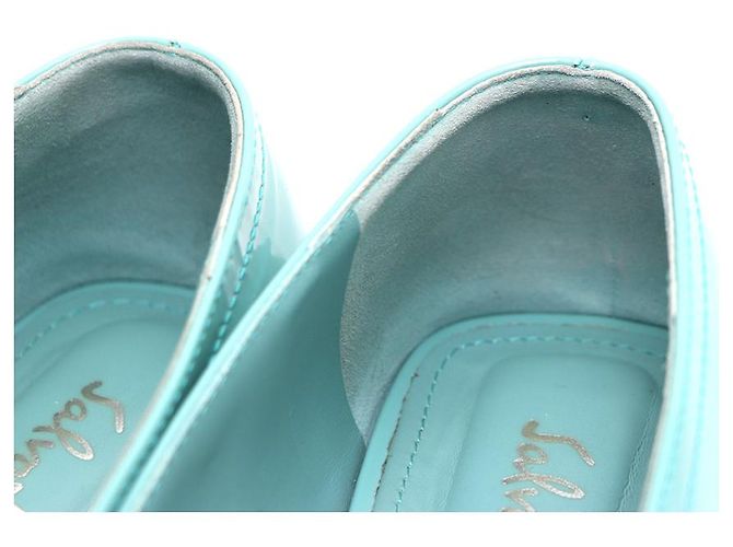 Salvatore Ferragamo Décolleté e mocassini BONNIE Mint Patent Ferragamo Verde - vista 14