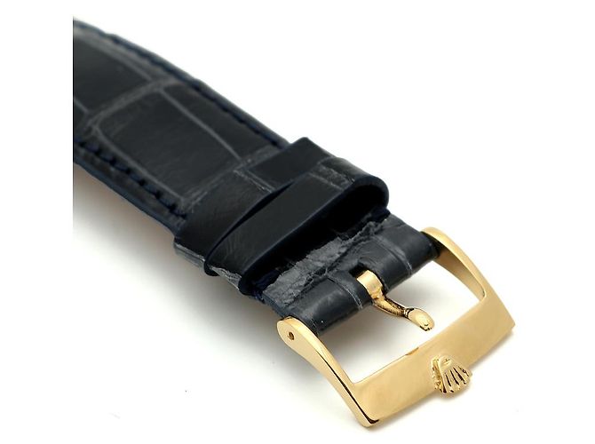 Rolex Vintage Day-Date Leather Watch for Men Golden - view 17