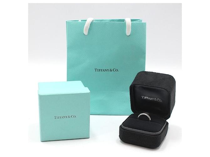 Tiffany & Co Platin Milgrain Ring Größe Silber - Ansicht 2