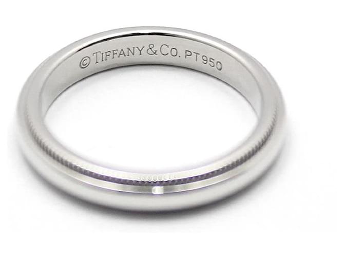 Tiffany & Co Platin Milgrain Ring Größe Silber - Ansicht 5