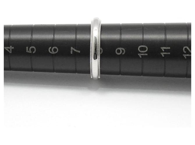 Tiffany & Co Platin Milgrain Ring Größe Silber - Ansicht 6