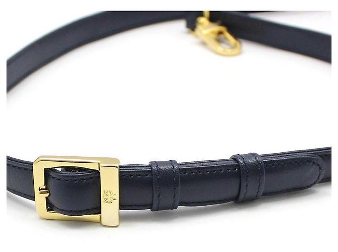 MCM Tracolla a bandoliera in pelle blu navy - vista 3