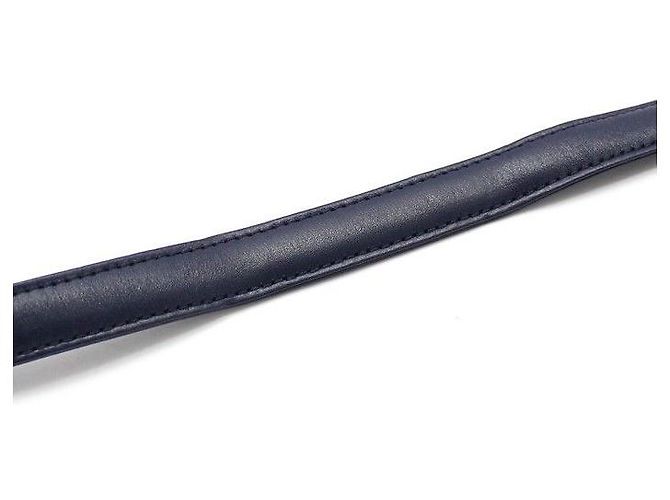 MCM Tracolla a bandoliera in pelle blu navy - vista 5