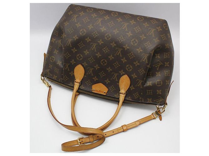 Louis Vuitton Borsa a Spalla Monogram Tuilleries GM Marrone - vista 3