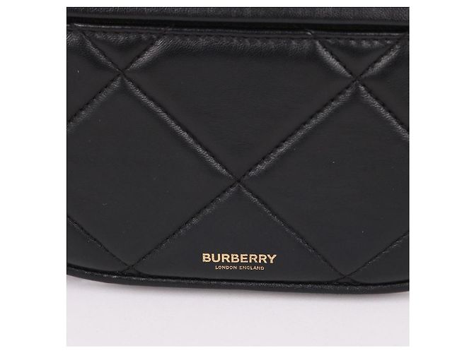 Burberry Piccola borsa a tracolla Olympia trapuntata nera Nero - vista 2