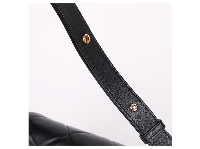 Burberry Piccola borsa a tracolla Olympia trapuntata nera Nero - vista 6
