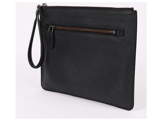 Salvatore Ferragamo Pochette à bandoulière noire taille Medium - vue 4