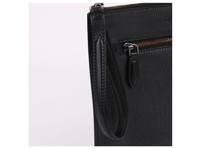 Salvatore Ferragamo Pochette à bandoulière noire taille Medium - vue 7